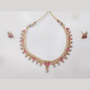 Manisha Jewellery Radiant Grace Gold-Plated Crystal & Beaded Necklace Set