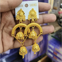 Manisha Jewellery Gold Plated Jhumki Earrings