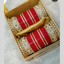 Manisha Jewellery Gold Finish Kundan Acrylic Bangles Set