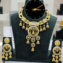 Manisha Jewellery Gold Plated Crystal & Beads Elegant Necklace Set