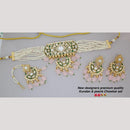 Manisha Jewellery Gold Plated Kundan Stone And Beads Choker Necklace