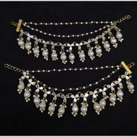 Manisha Jewellery Gold Plated Pearl Kaan Chain