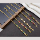 Manisha Jewellery Gold Plated Pota Stone Adjustable Bracelet (One Piece Only)