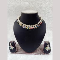 Manisha Jewellery Gold Plated Austrian Stone Necklace Set