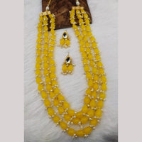 Manisha Jewellery Gold Plated Beads Long Necklace Set