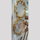 Manisha Jewellery Gold Plated Pota Stone And Pearls Bangles Set
