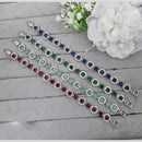 Manisha Jewellery Silver Plated American Diamond Bracelet