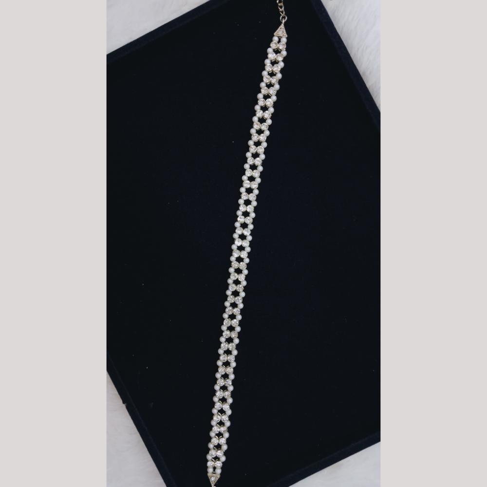 Manisha Jewellery Crystal Stone And Pearls Kamarbandh