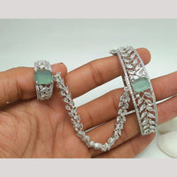 Manisha Jewellery Silver Plated AD Hand Harness
