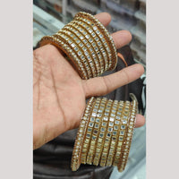 Manisha Jewellery Gold Plated Mirror Bangles Set