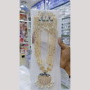Manisha Jewellery Gold Plated Kundan Beads And Pearl Long Necklace Set