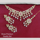 Manisha Jewellery Gold Plated Crystal Stone And Beads Necklace Set
