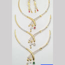 Manisha Jewellery Gold Plated Austrain Stone Necklace Set