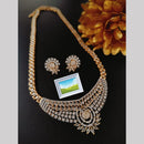 Manisha Jewellery  American Daimonds Long Necklace Set