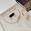 Manisha Jewellery Gold Plated Austrain Stone Combo Set