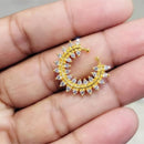 Manisha Jewellery Gold Plated Austrian Stone Nose Ring