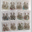 Manisha Jewellery Gold Plated Crystal Stone And Beads Dangler Earrings