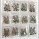 Manisha Jewellery Gold Plated Crystal Stone And Beads Dangler Earrings