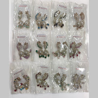 Manisha Jewellery Gold Plated Crystal Stone And Beads Dangler Earrings