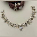 Manisha Jewellery Gold Plated American Diamonds Necklace Set
