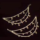 Manisha Jewellery Gold Plated Pota Stone Kaan Chain