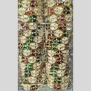 Manisha Jewellery Gold Plated Kundan Stone And Meenakari Bangles Set 