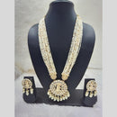 Manisha Jewellery Gold Plated Kundan And Pearls Necklace Set