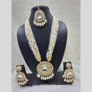 Manisha Jewellery Gold Plated Kundan And Pearls Necklace Set