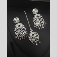 Manisha Jewellery Silver Plated American Diamond Dangler Earrings