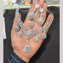 Manisha Jewellery Elegant Evenings Premium American Daimonds Necklace Set