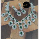 Manisha Jewellery Diamond Dreams Exquisite American Diamonds Necklace Set