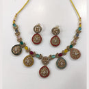 Manisha Jewellery Shimmering Crystal And Pearl Necklace Set