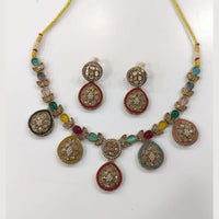 Manisha Jewellery Shimmering Crystal And Pearl Necklace Set