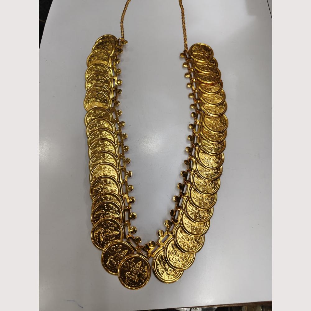 Manisha Jewellery Antique Temple Design Gold Necklace 
