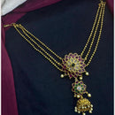 Manisha Jewellery Premium Pota Stone And Pearl Hair Accessories