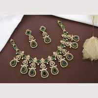 Manisha Jewellery Sparkling Austrian Diamond Look Necklace Set