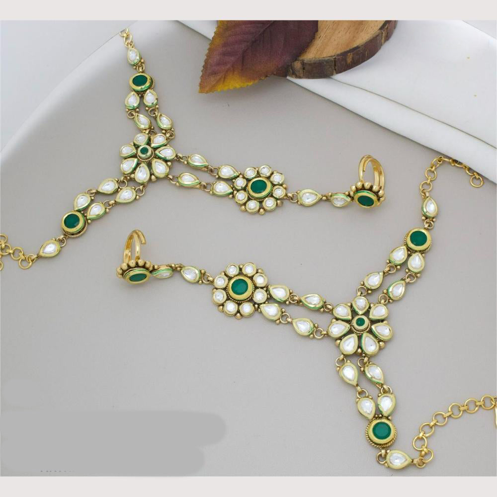 Manisha Jewellery Classic Traditional Pota Hand Harness