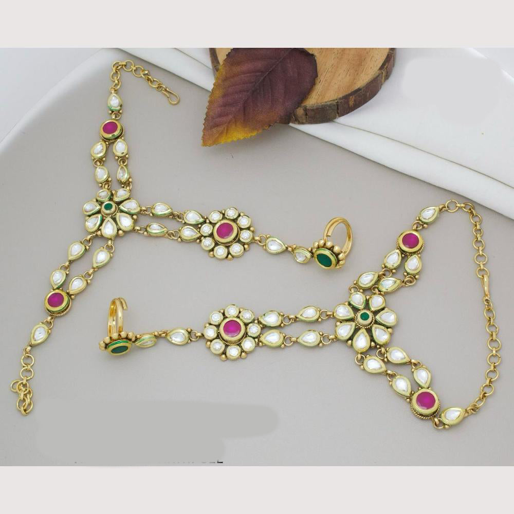 Manisha Jewellery Classic Traditional Pota Hand Harness