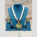 Manisha Jewellery Festival-Ready Pearl Meenakari Necklace Set