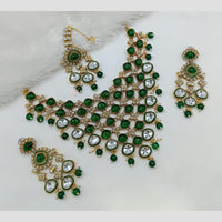 Manisha Jewellery Styled to Shine Crystal Stone And Beads Elegant  Necklace Set