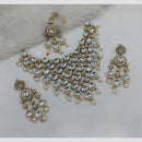 Manisha Jewellery Styled to Shine Crystal Stone And Beads Elegant  Necklace Set