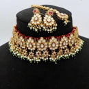 Manisha Jewellery Kundan and Pearls Choker Necklace Set