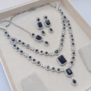 Manisha Jewellery American Diamond Necklace Set with Mangtikka Earrings