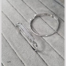 Manisha Jewellery Silver Glow Rhodium Kada (Single Piece Only)
