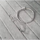 Manisha Jewellery Silver Glow Rhodium Kada (Single Piece Only)