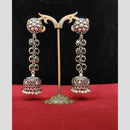 Manisha Jewellery Elegant Oxidised Pearl Jhumki Earrings