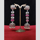 Manisha Jewellery Elegant Oxidised Pearl Jhumki Earrings