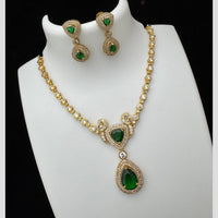 Manisha AD Necklace Set – Sparkling American Diamond Jewellery for Women