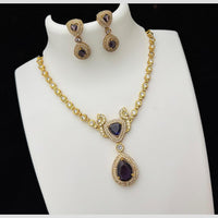 Manisha AD Necklace Set – Sparkling American Diamond Jewellery for Women