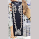 Manisha Jewellery Elegant Oxidised Plated Kundan Long Oxidised Necklace Set